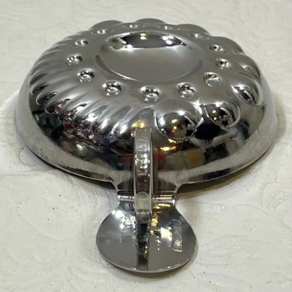VTG Metal Wine Taster Cup Marché Aux Vins Beaune France 4